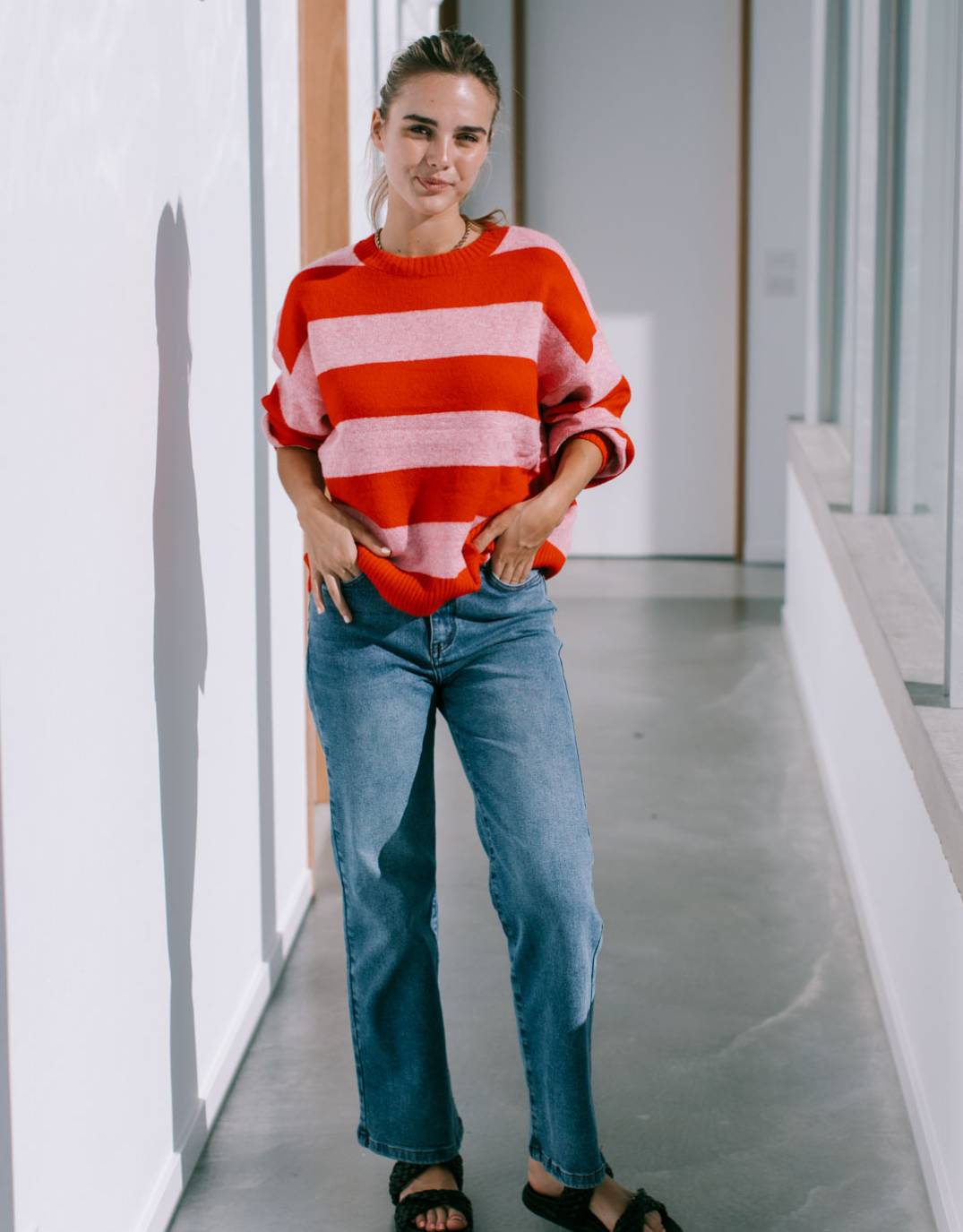 132-fashion-frankie-stripe-knit-red-pink-womens-clothing