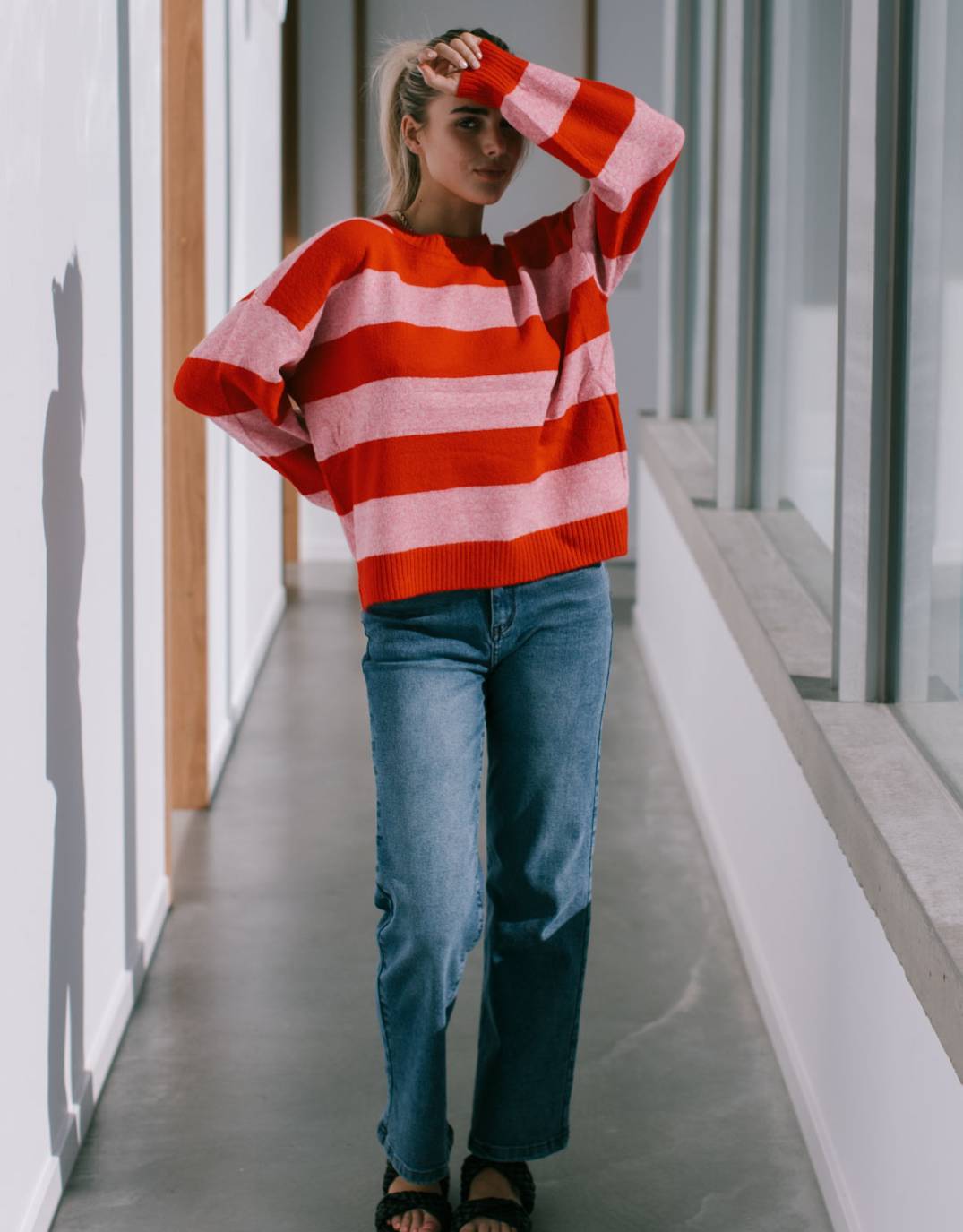 132-fashion-frankie-stripe-knit-red-pink-womens-clothing