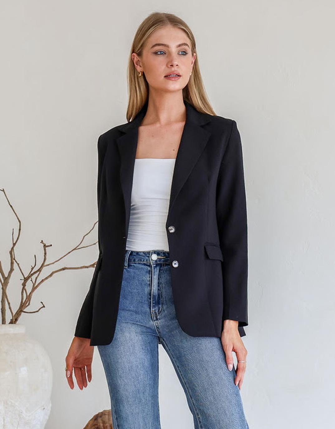 132-fashion-jolie-cotton-blend-blazer-black-womens-clothing