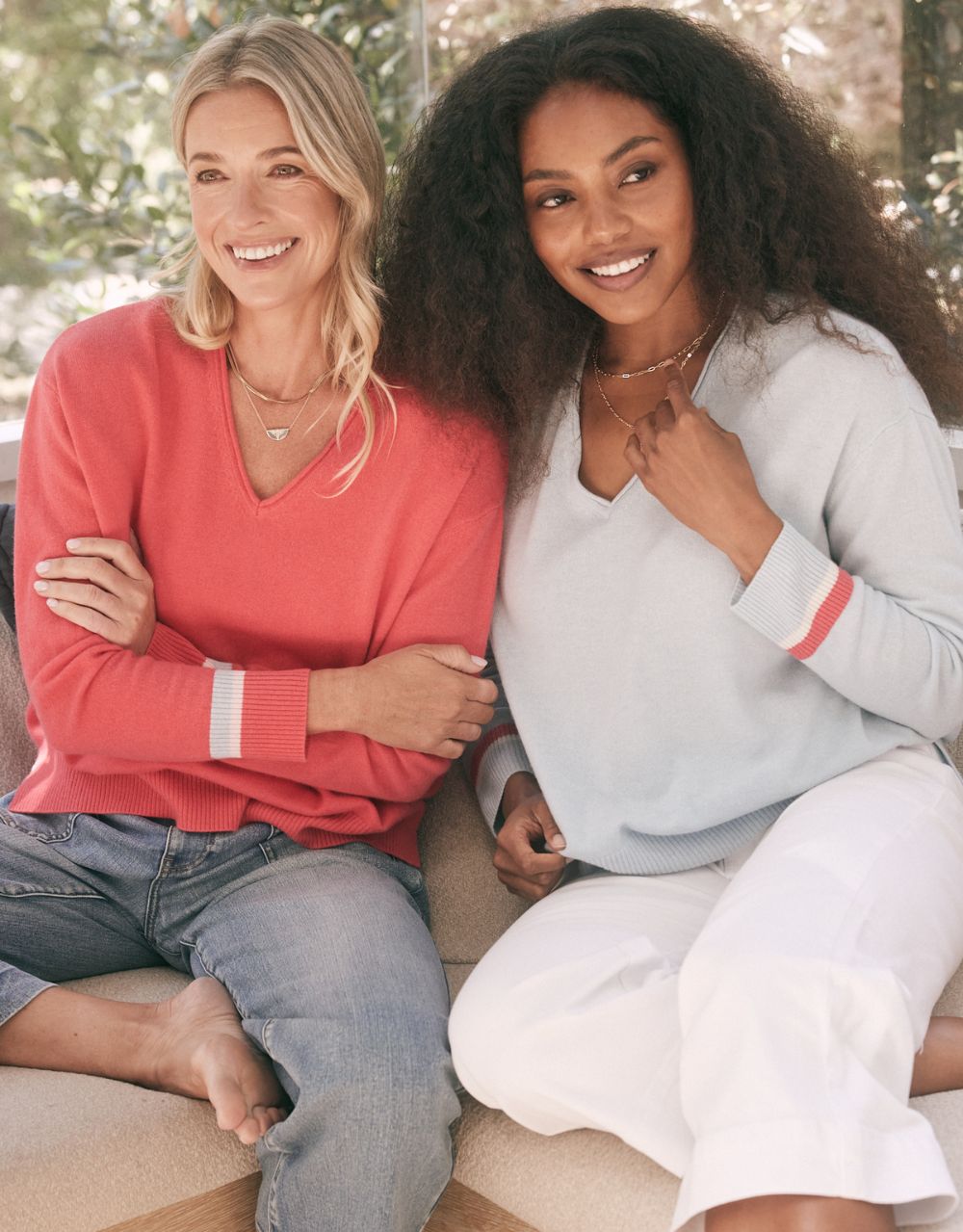 Como Wool Cashmere Knit - Ice Blue