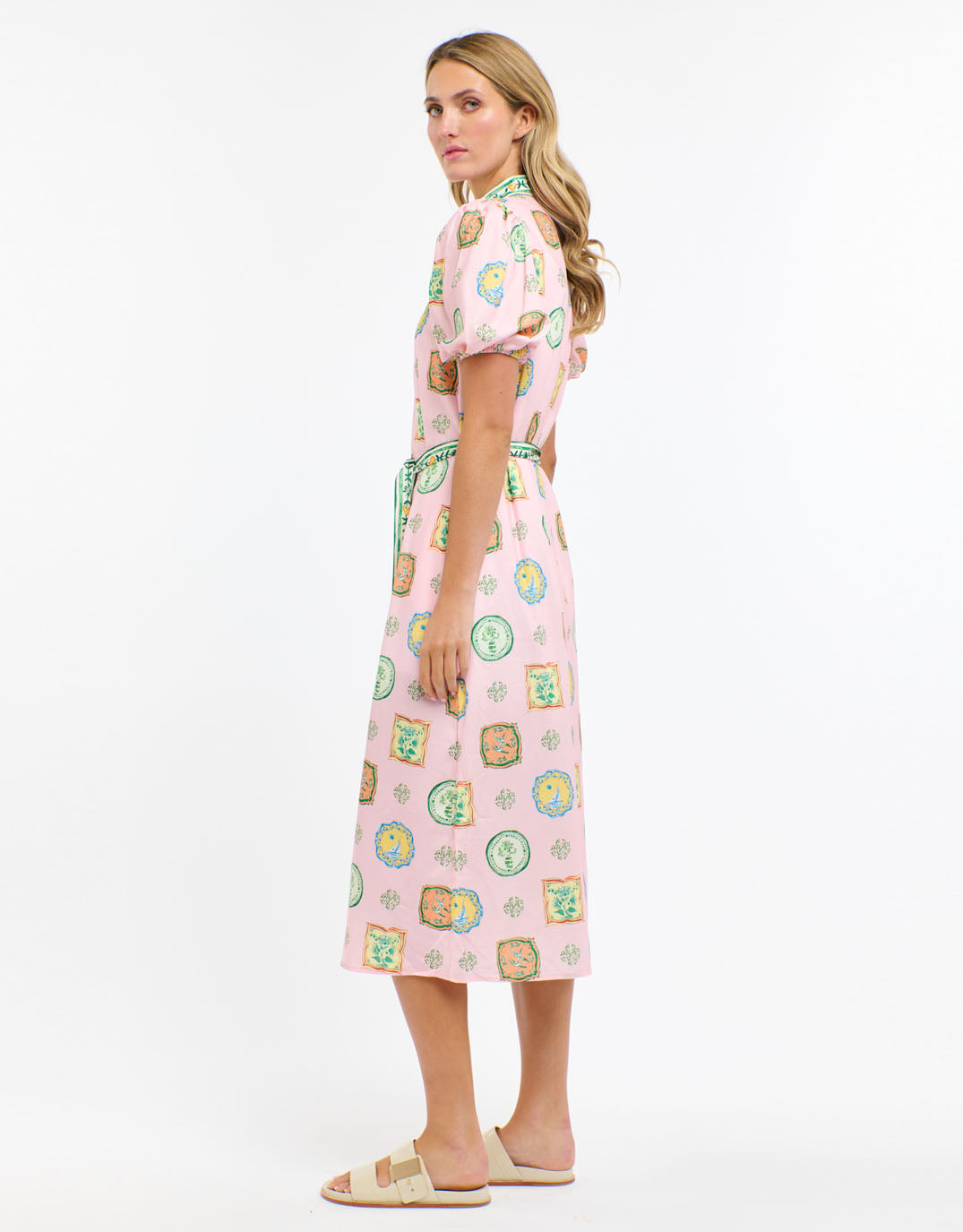 365-days-bellezza-dress-pink-print-womens-clothing