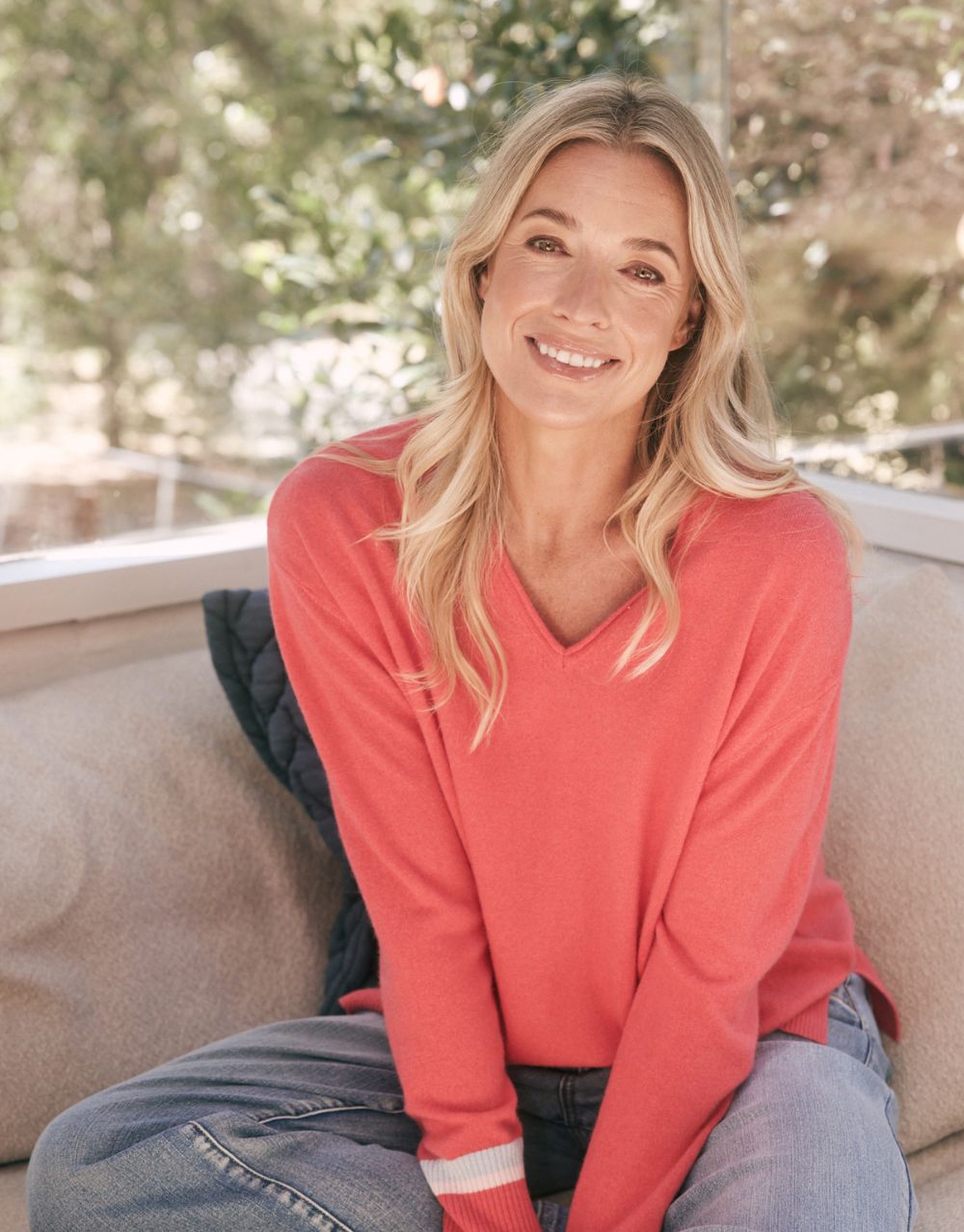 Como Wool Cashmere Knit - Melon