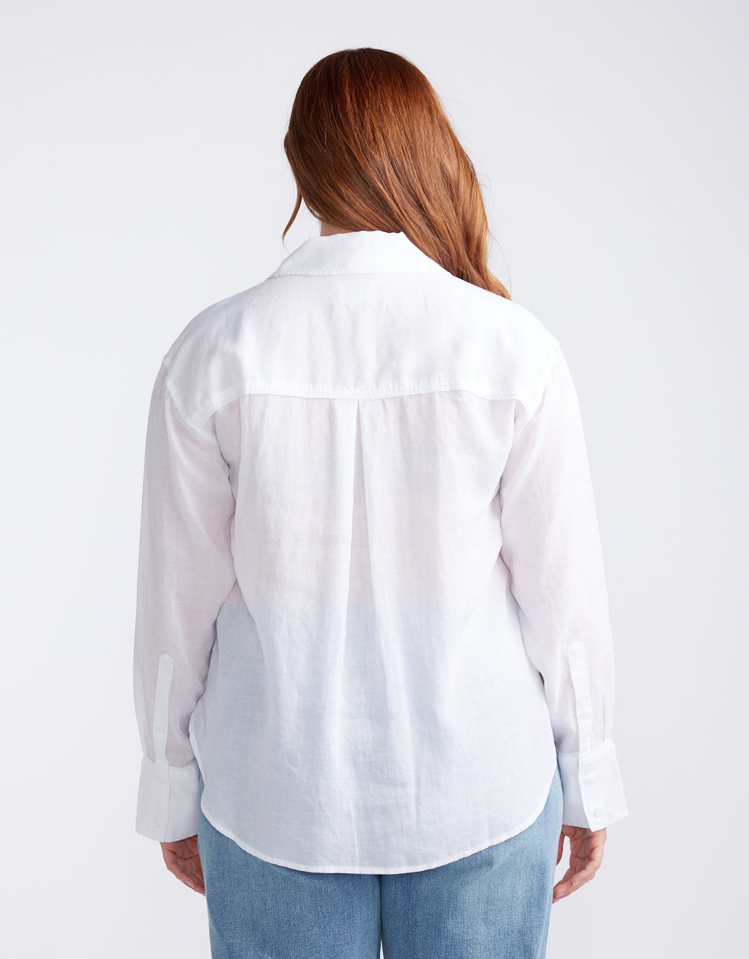 Chloe Panel Shirt - White