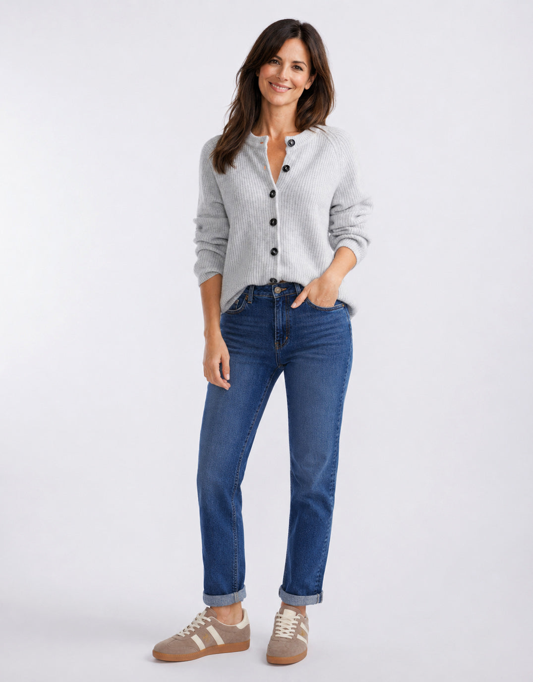 Stretch Mom Jean - Dark Blue