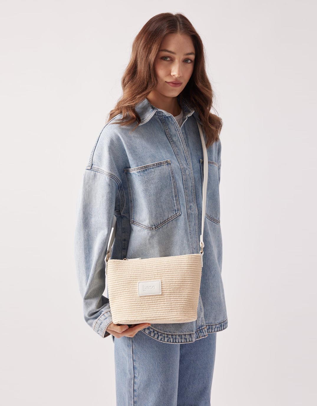 Panier Crossbody Base Bag - Chalk