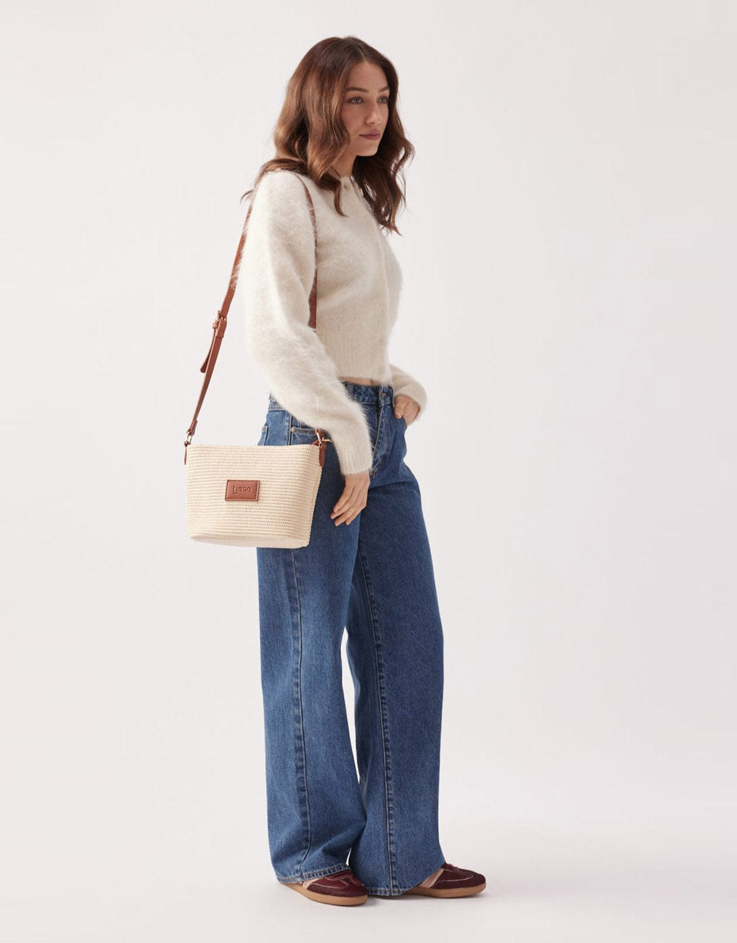 Panier Crossbody Base Bag - Tan