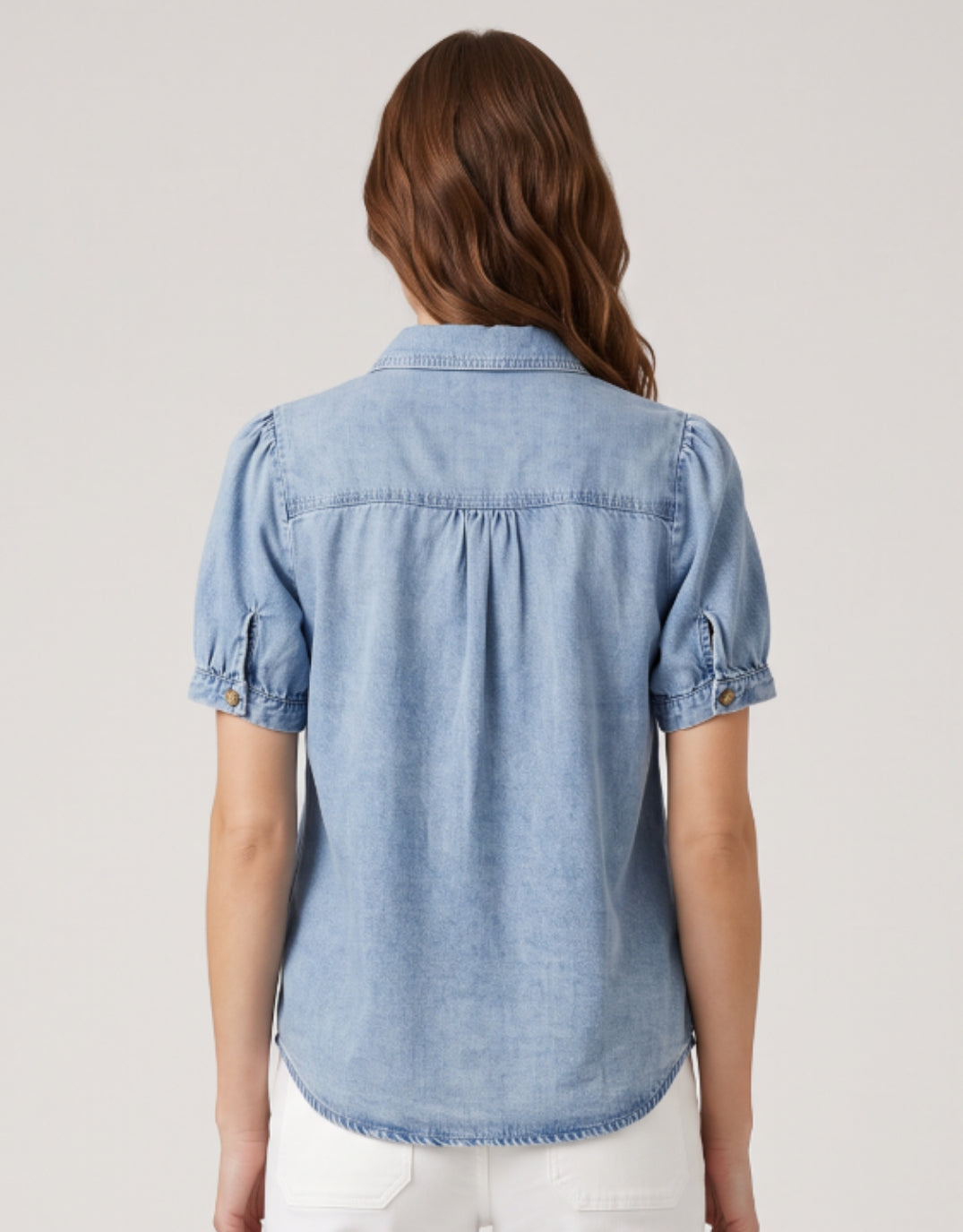Cici Shirt - Tencel Blue