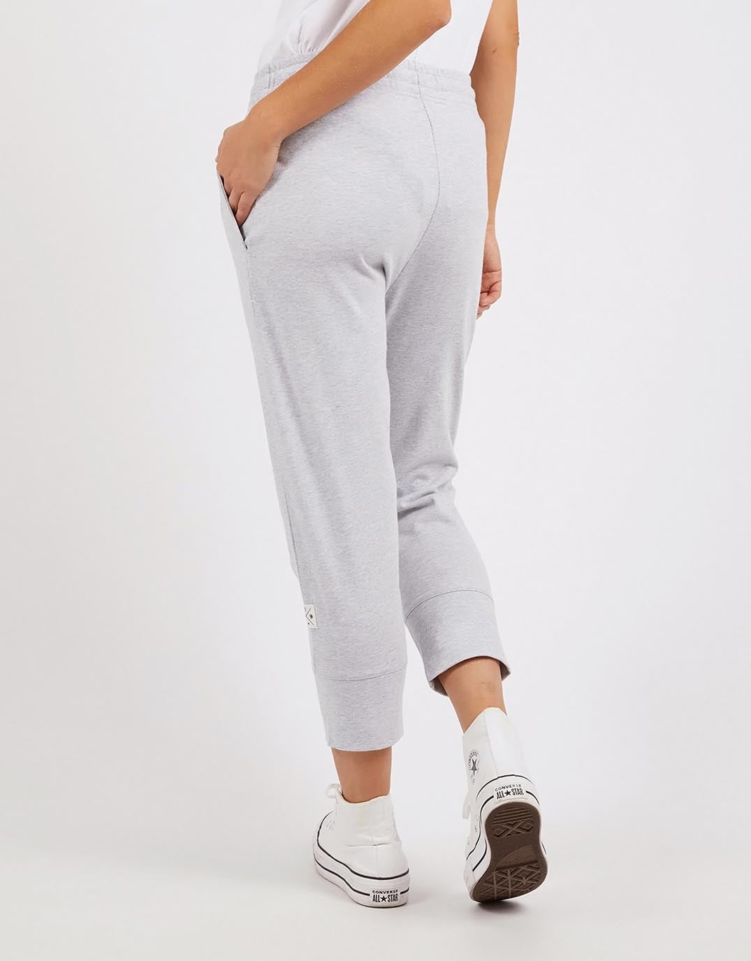 3/4 Brunch Pants - Grey Marle