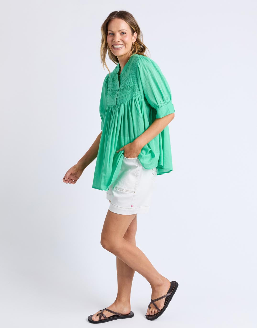 elm-monty-short-sleeve-shirt-gumdrop-green-womens-clothing