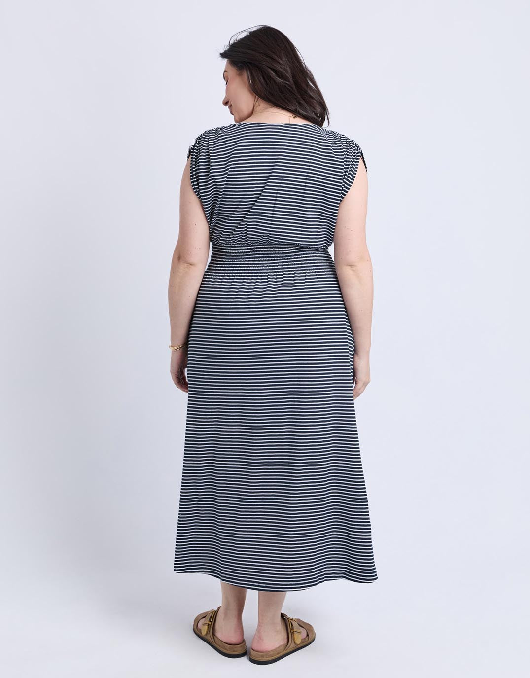 elm-nelle-dress-navy-white-stripe-womens-clothing
