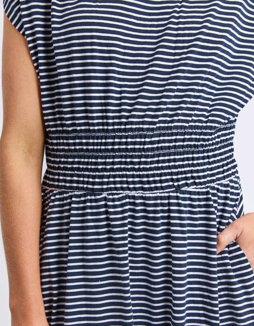 elm-nelle-dress-navy-white-stripe-womens-clothing