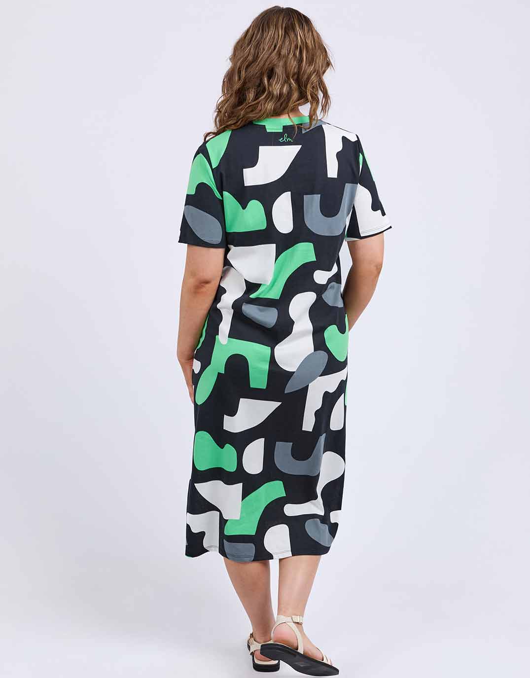 Stijl Dress - Abstract Yardage Print