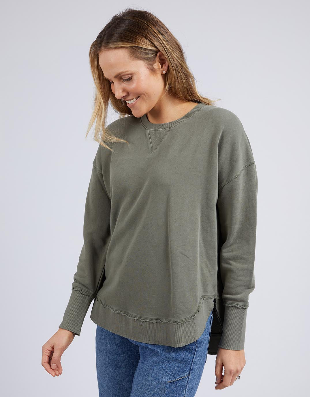 foxwood-delilah-crew-khaki-womens-clothing