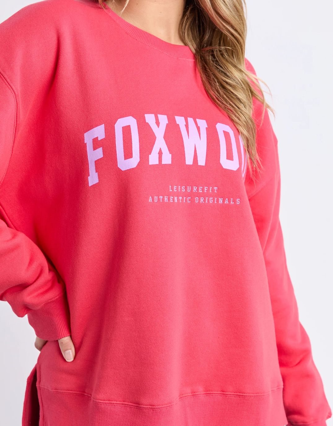 foxwood-interval-crew-rasp-neon-lilac-womens-clothing