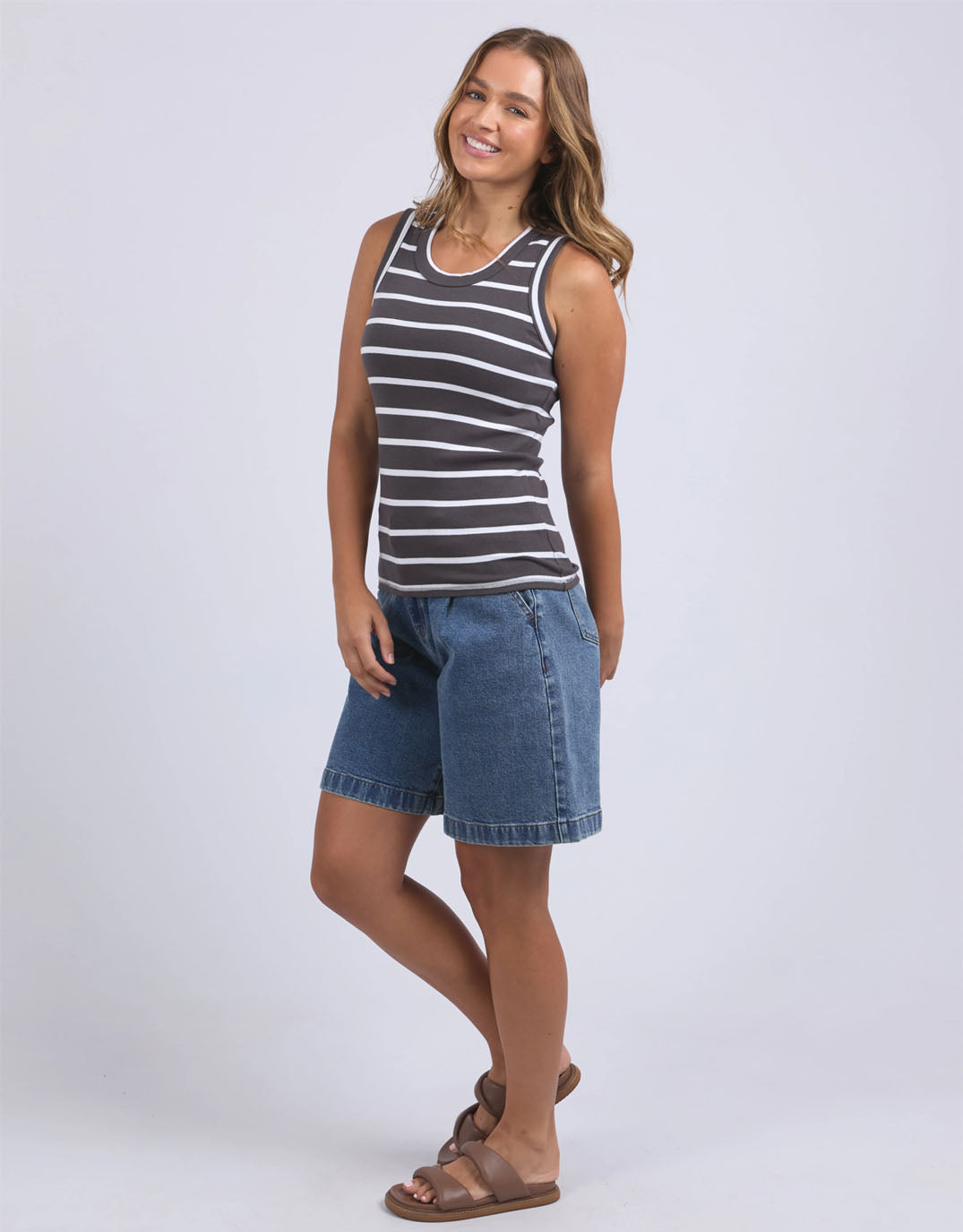 foxwood-iris-stripe-tank-charcoal-with-white-stripe-womens-clothing