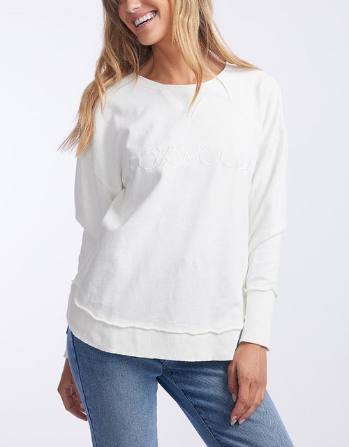 Foxwood - Simplified Crew - Ecru - White & Co Living Jumpers