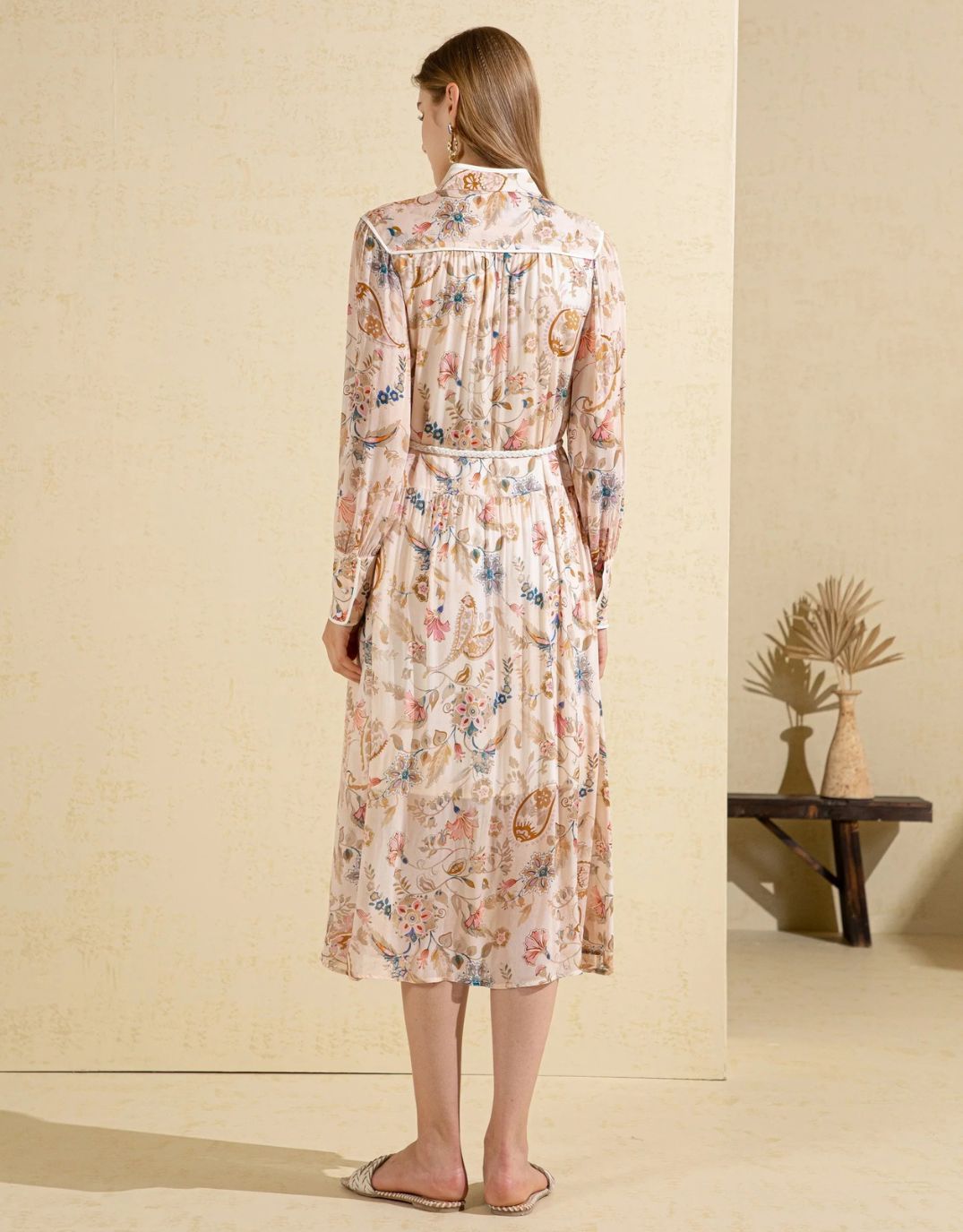 gds-alexandra-dress-beige-print-womens-clothing