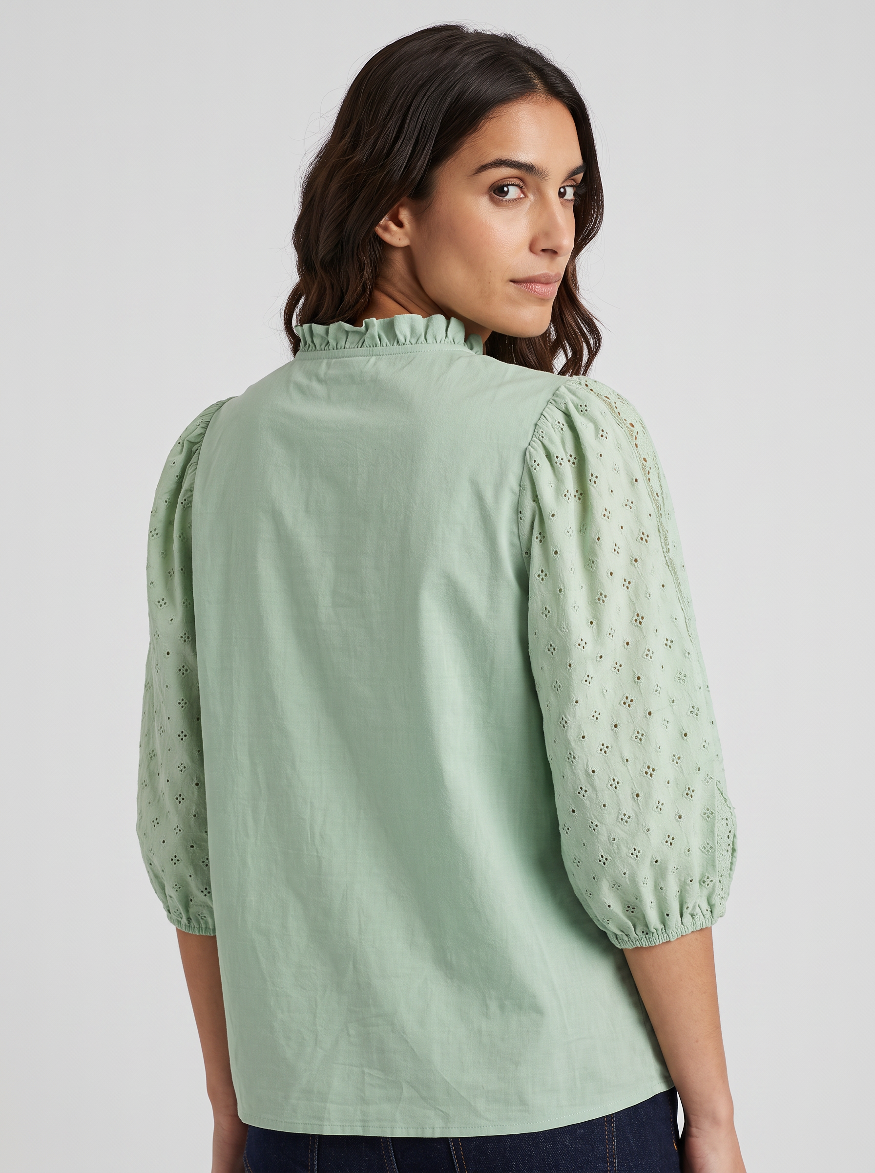 Isabella Shirt - Grape Green