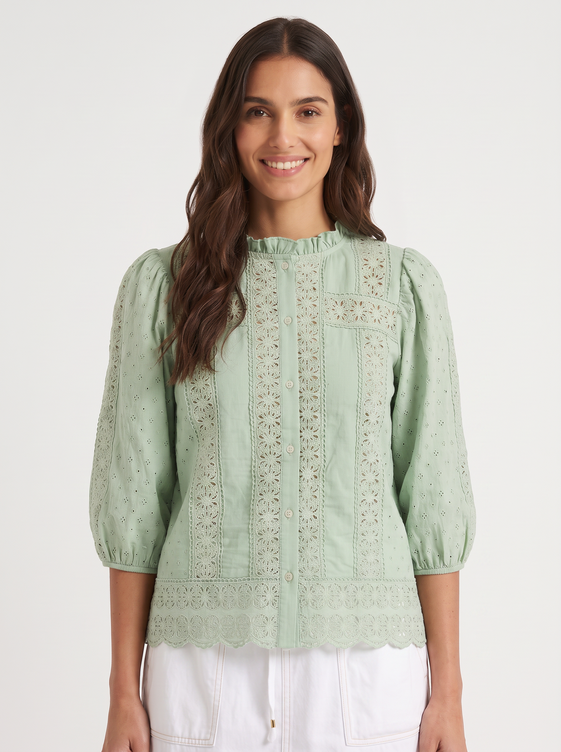 Isabella Shirt - Grape Green