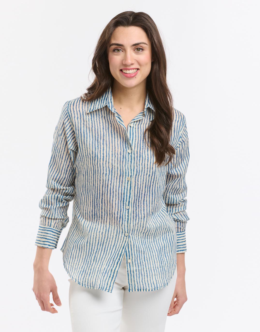 italian-star-collins-shirt-blue-stripe-womens-clothing
