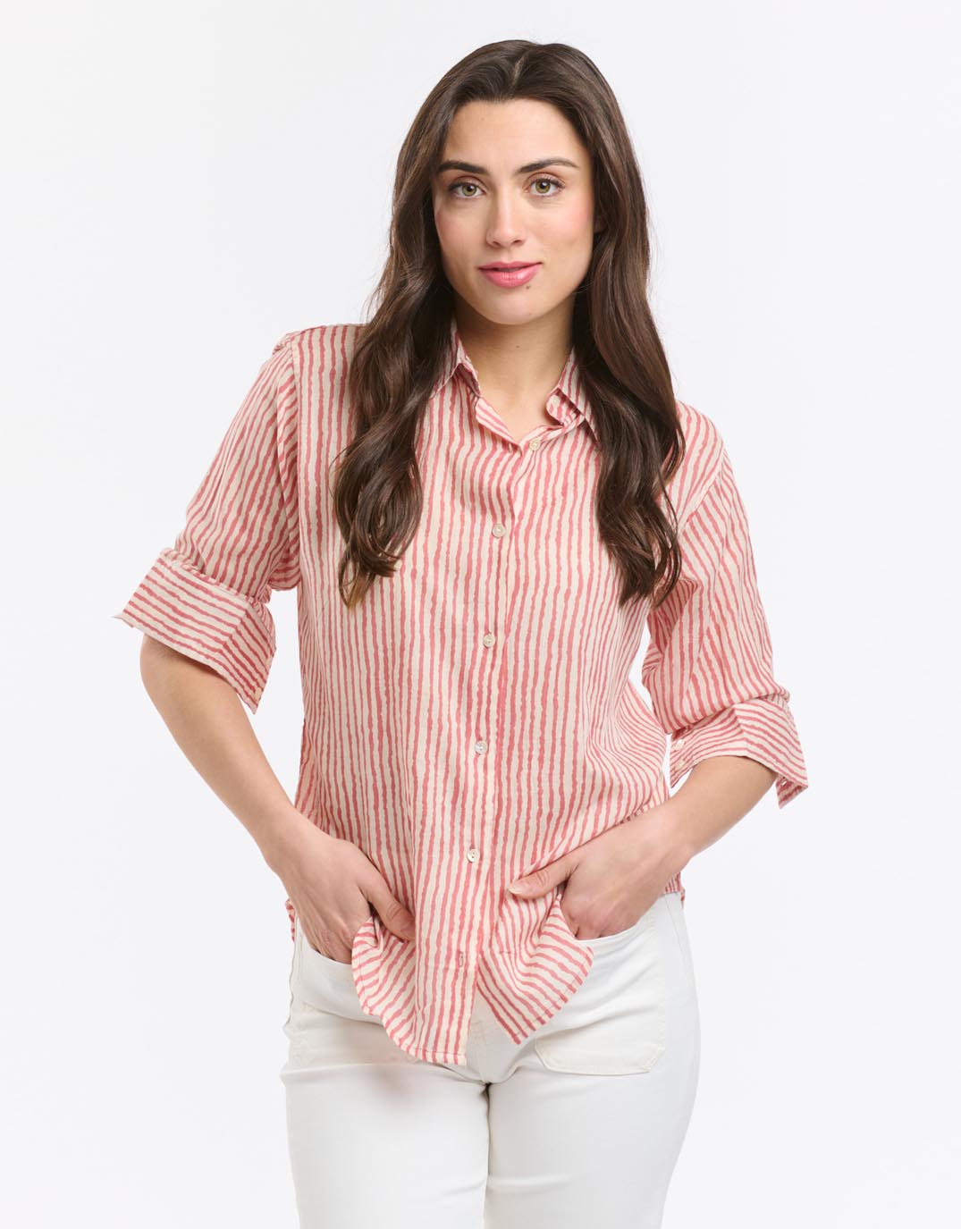 italian-star-collins-shirt-red-stripe-womens-clothing