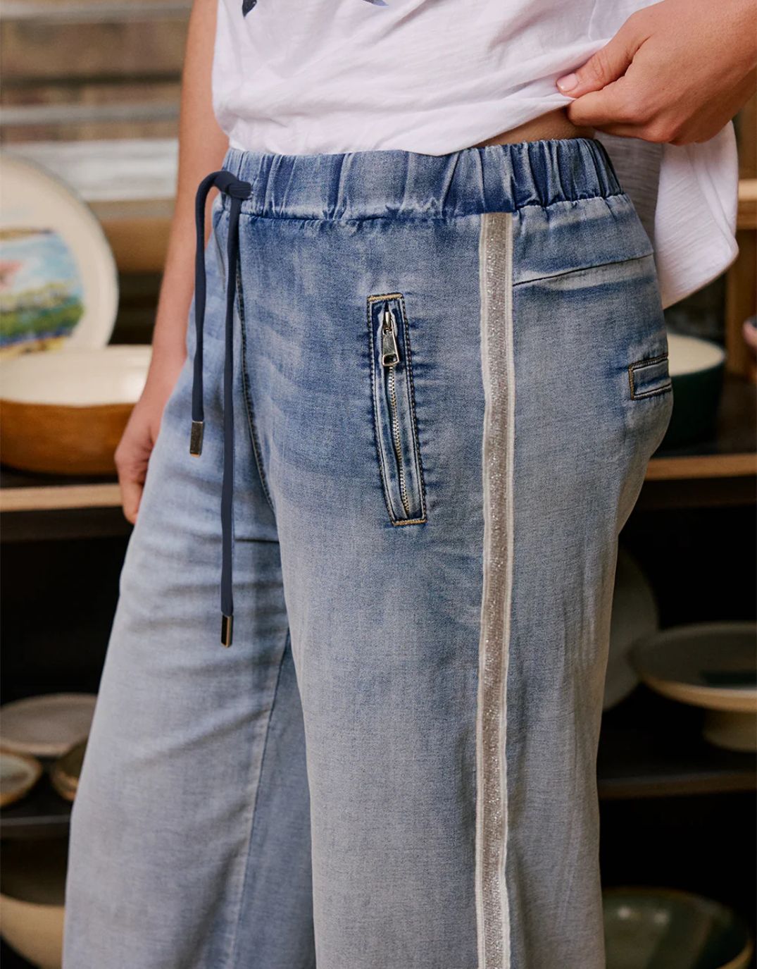 italian-star-glam-track-silver-stripe-jean-womens-clothing