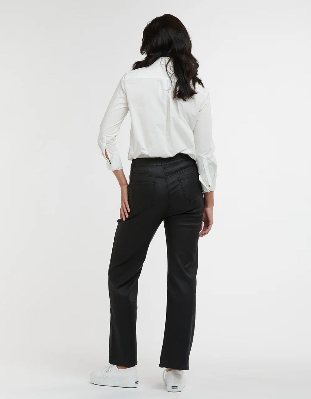 italian-star-shirley-jeans-black-coated-womens-clothing