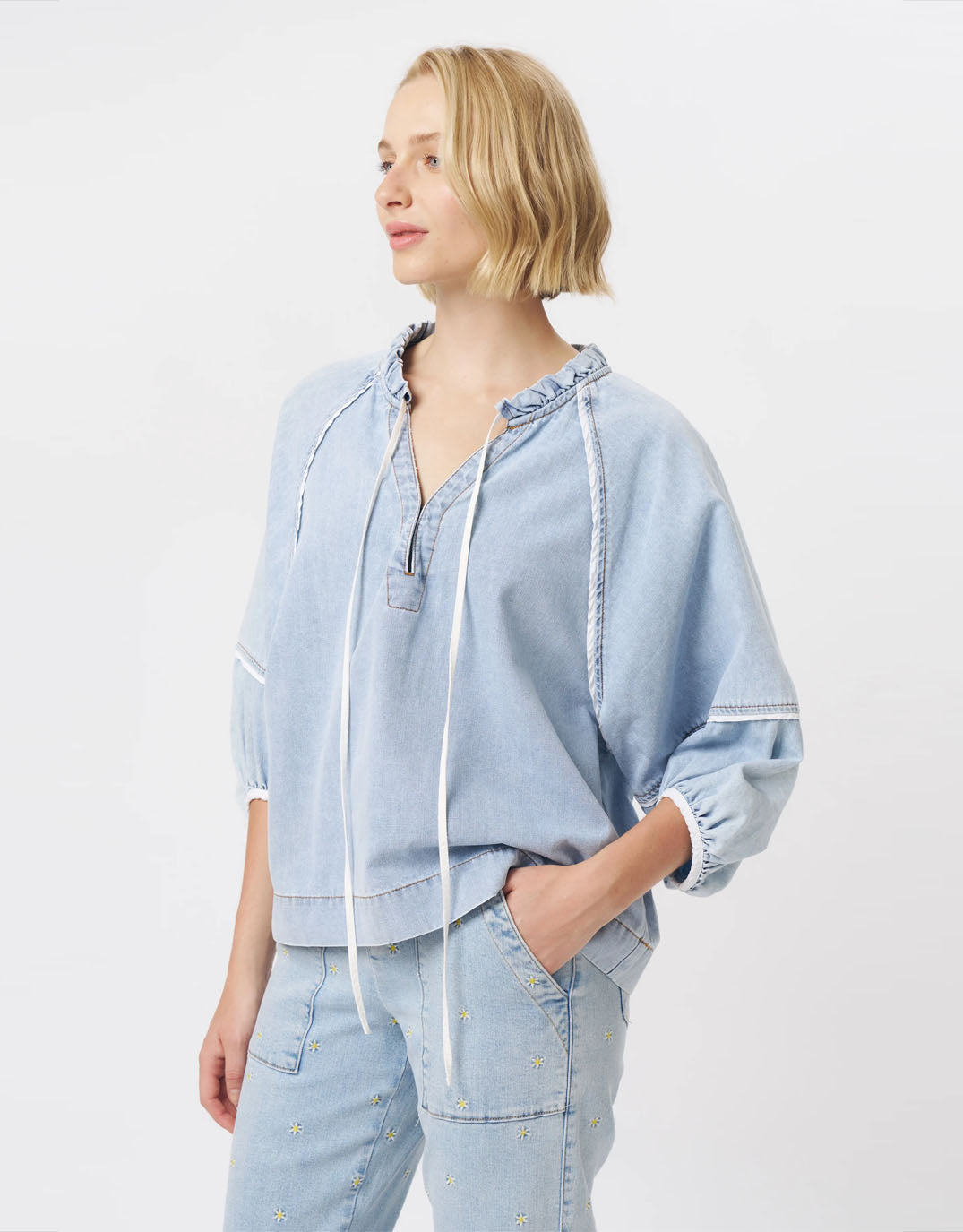 Joanne Shirt - Denim Blue