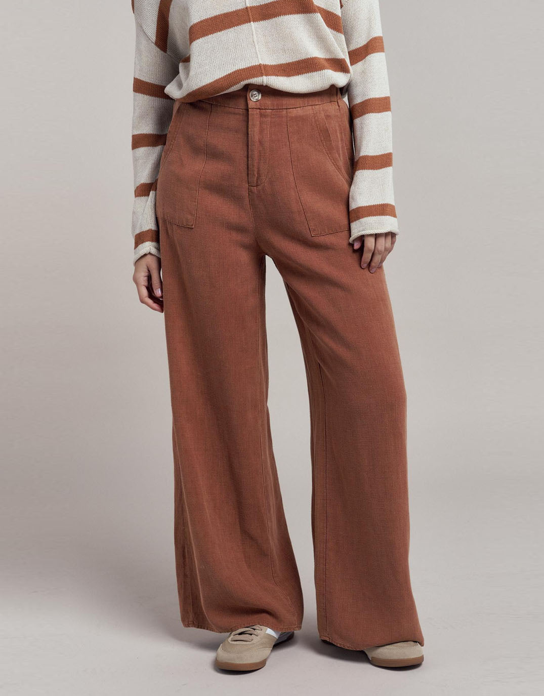 little-lies-bilie-pants-terracotta-womens-clothing