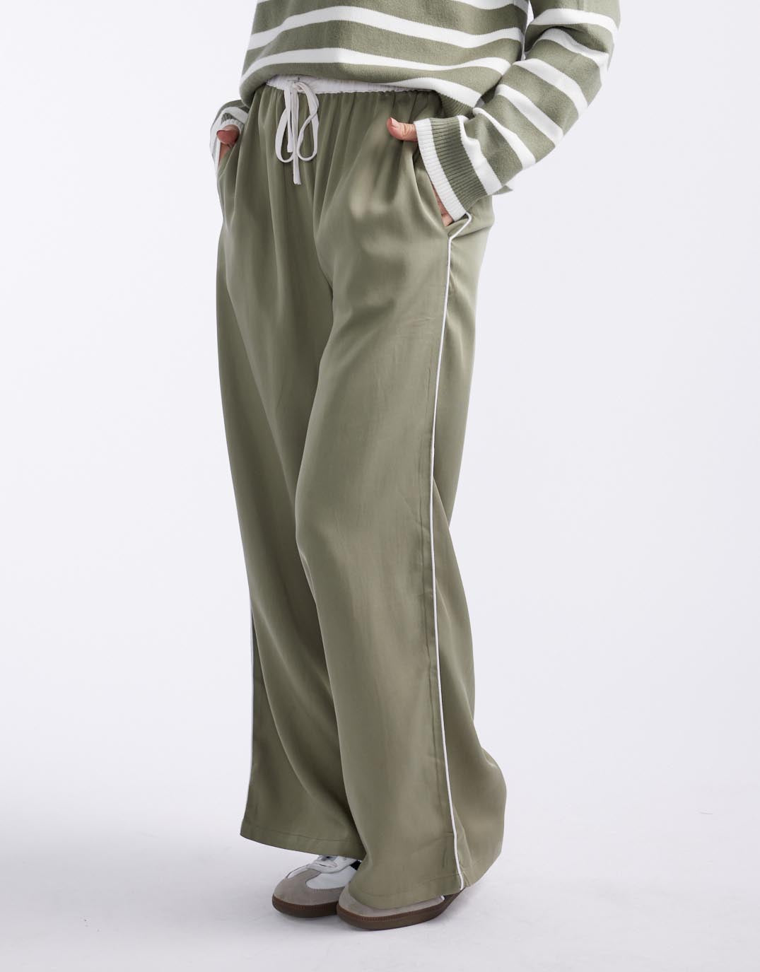 little-lies-lottie-pants-khaki-womens-clothing