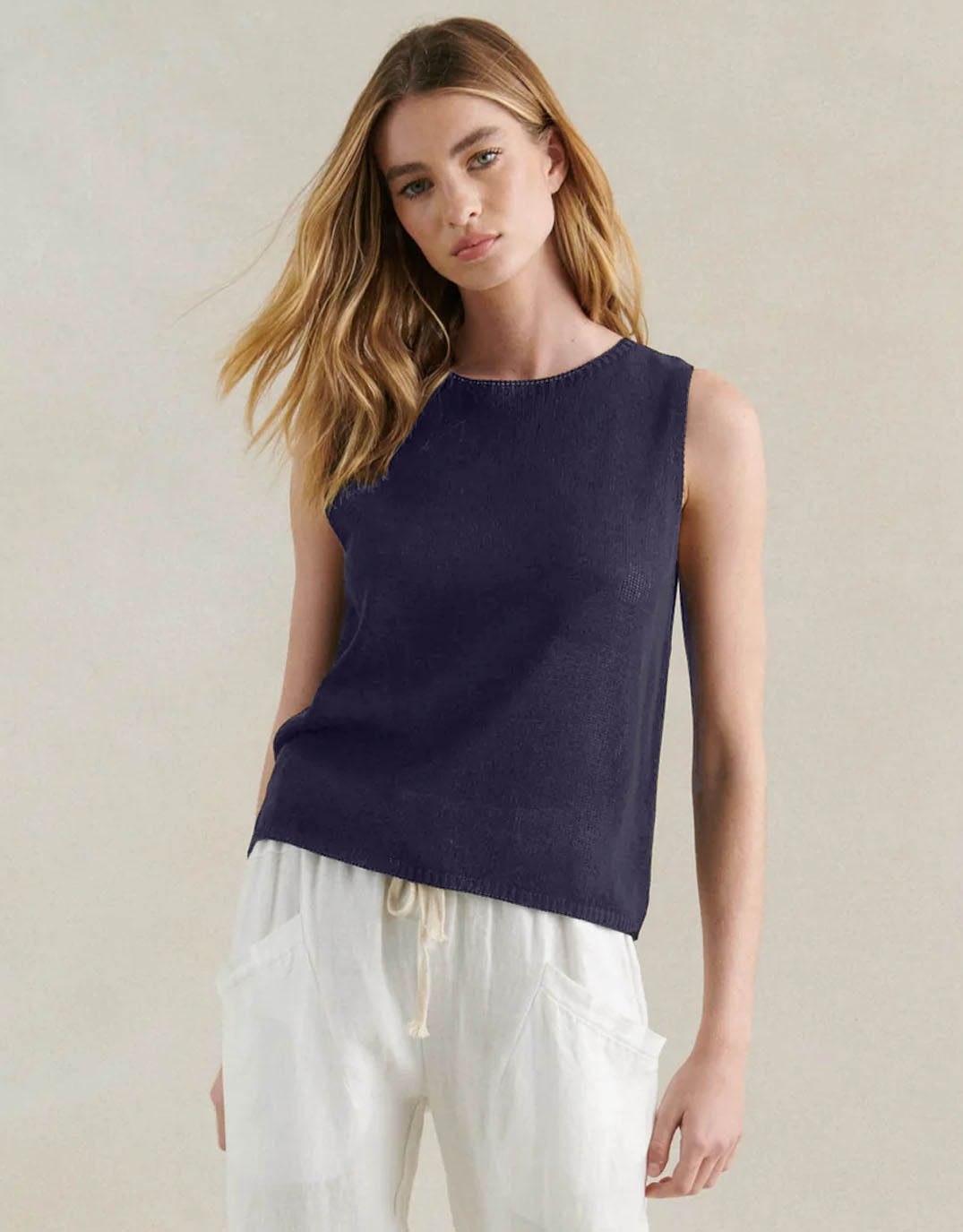 Spring Tank - Navy