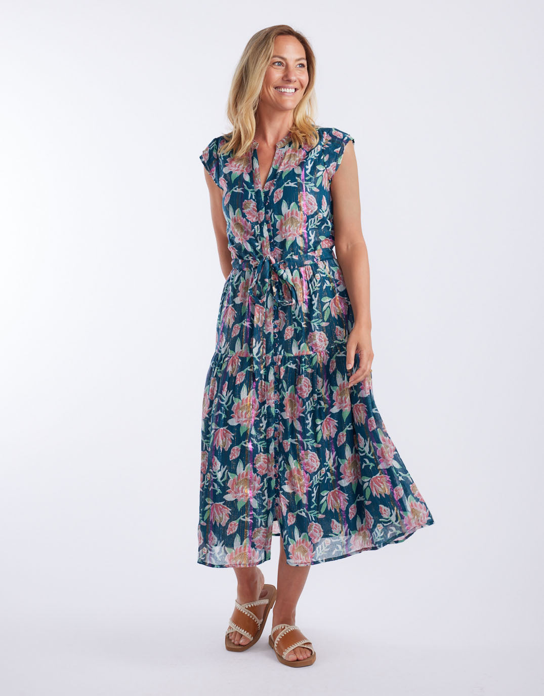 lola-daisy-midi-dress-saint-teal-womens-clothing