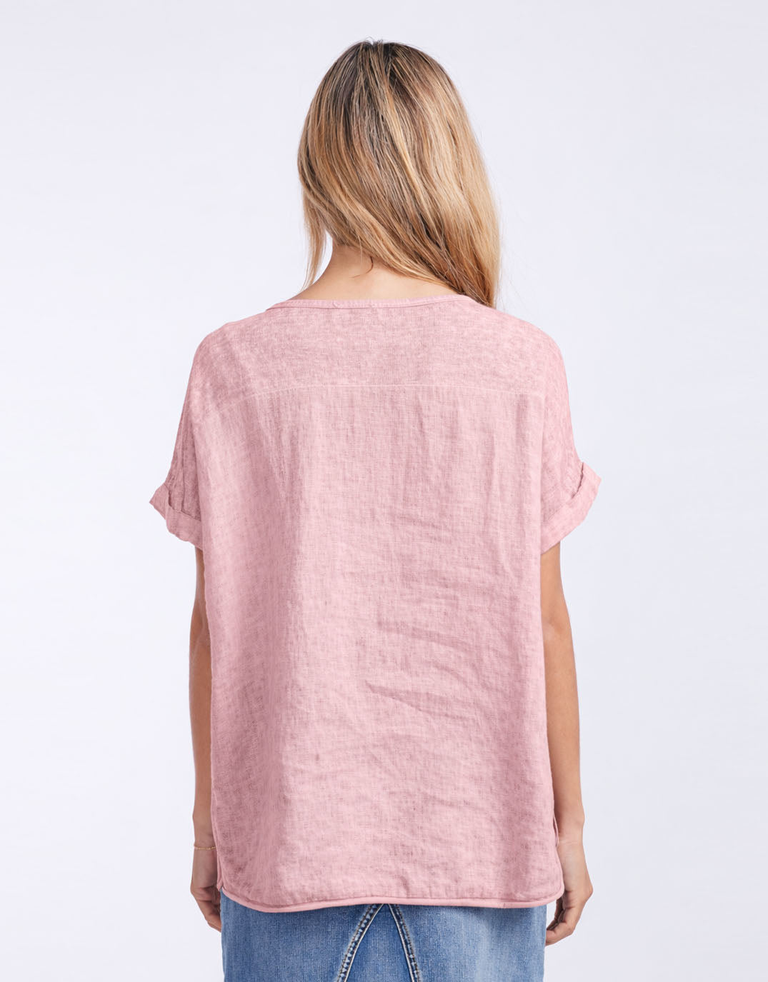 love-from-italy-v-neck-calypso-linen-short-sleeve-top-pink-womens-clothing
