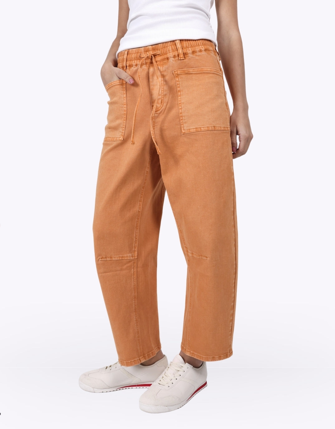 Leo Barrel Jeans - Ginger