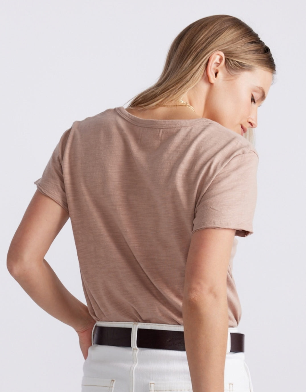 Original Round Neck T-Shirt - Mocha