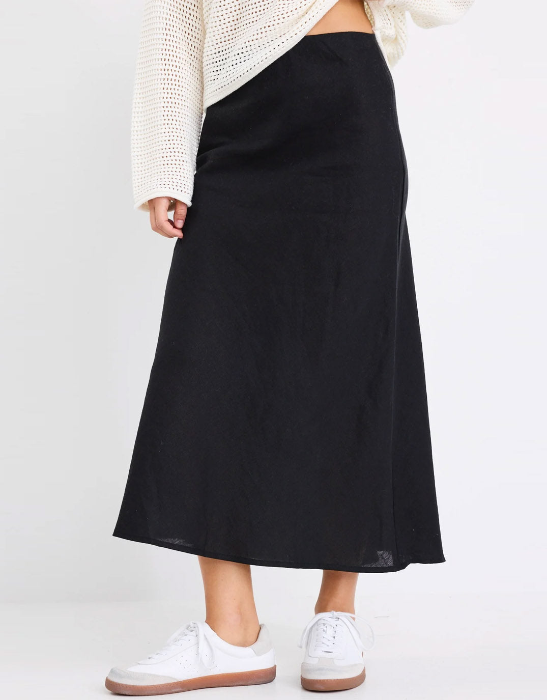 reunion-the-label-bliss-linen-bias-midi-skirt-black-womens-clothing
