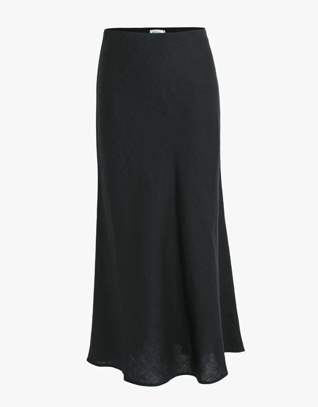 reunion-the-label-bliss-linen-bias-midi-skirt-black-womens-clothing