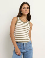 reunion-label-cobble-rib-cutaway-tank-khaki-ivory-stripe-womens-clothing