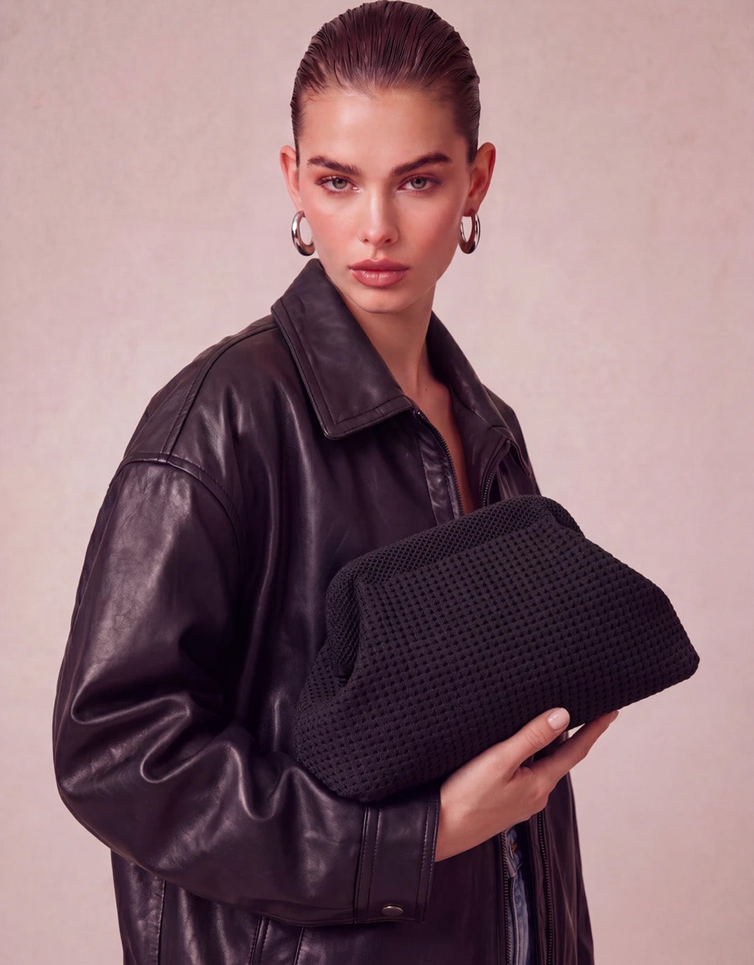 City Girl Pouch Mesh - Black