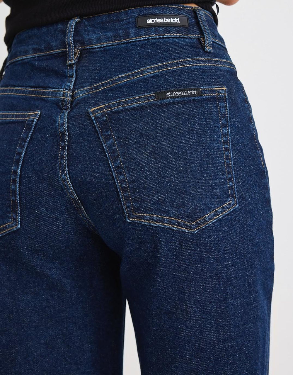 Concert Mid Rise Wide Leg Pocket Jean - Indigo