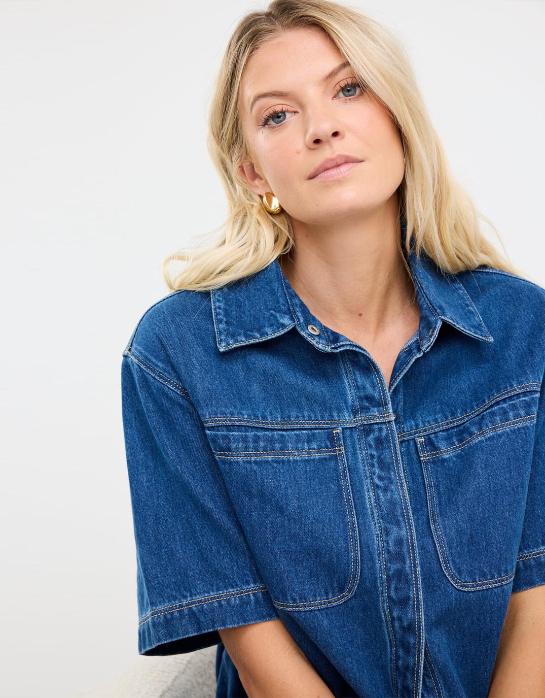 crucial-denim-short-sleeve-shacket-storm-blue-womens-clothing