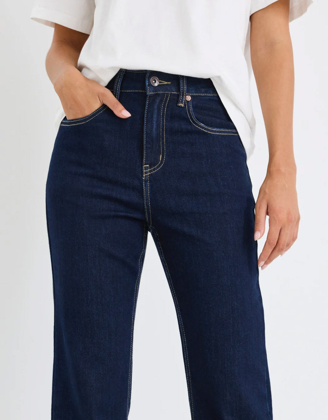 stories-be-told-farah-high-rise-soft-flare-jeans-indigo-womens-clothing