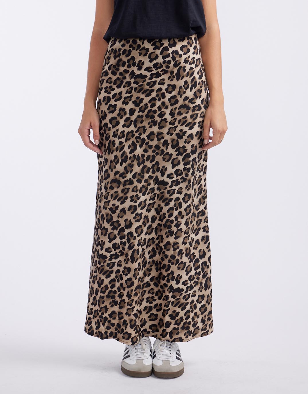 stories-be-told-record-satin-bias-skirt-leopard-womens-clothing