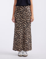 stories-be-told-record-satin-bias-skirt-leopard-womens-clothing