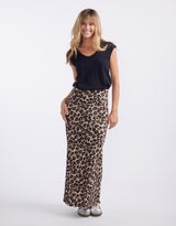 stories-be-told-record-satin-bias-skirt-leopard-womens-clothing