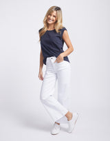 White & Co. - Cali Tank Top - Navy - White & Co Living Tees & Tanks