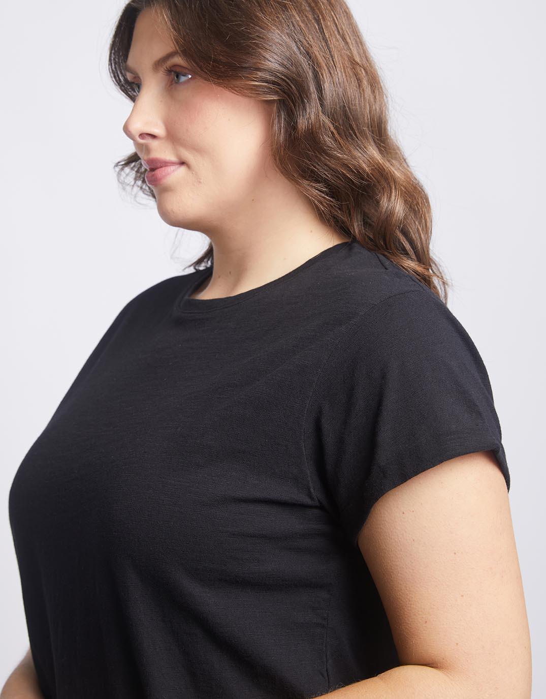 White & Co. - Turn Back T-Shirt - Black - White & Co Living Tees & Tanks