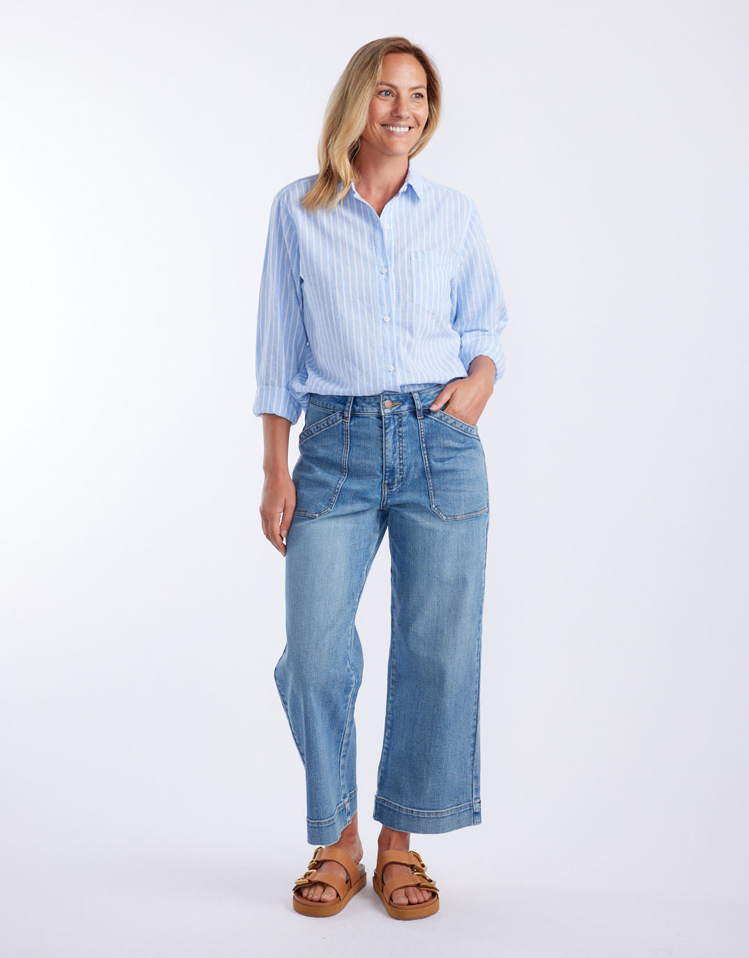 white-co-ava-beach-shirt-blue-white-stripe-womens-clothing