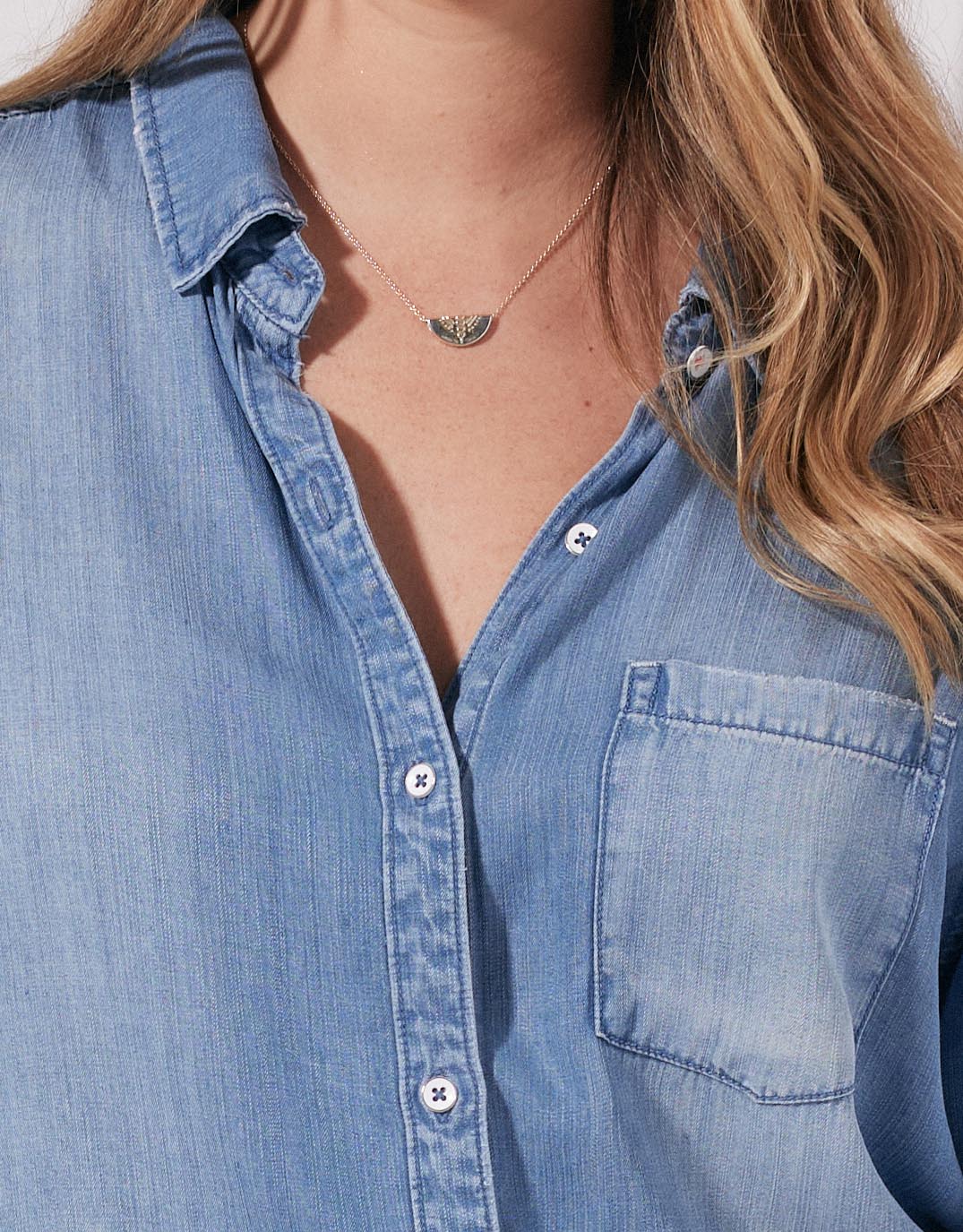 Ava Vintage Shirt - Denim