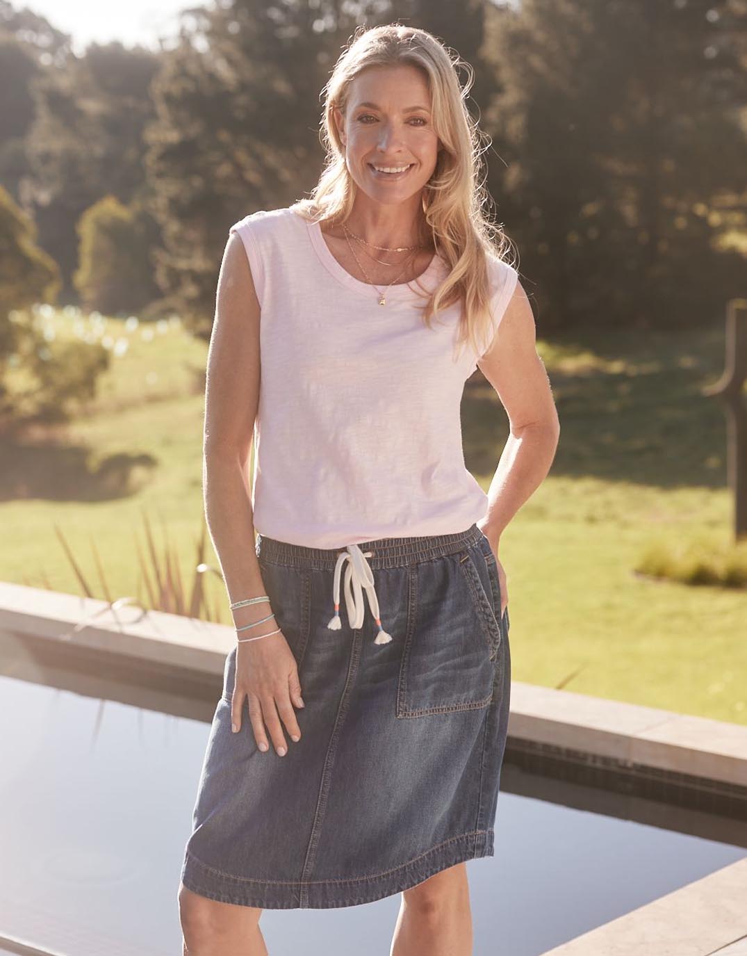 Cali Tank Top - Ice Pink